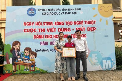 Học sinh Trường Tiểu học Nhật Tân đạt Giải Nhất Kỳ thi Viết đúng – Viết đẹp cấp tỉnh