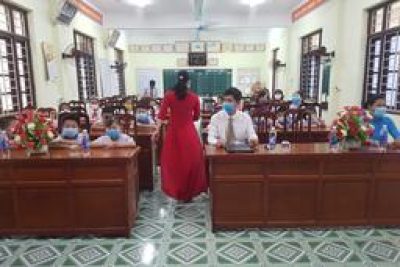 Lễ khai giảng năm học mới, năm học 2021 -2022 tại Trường Tiểu học Nhật Tân