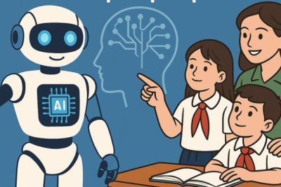 TRƯỜNG TIỂU HỌC NHẬT TÂN ĐẨY MẠNH TUYÊN TRUYỀN GIÁO DỤC TRÍ TUỆ NHÂN TẠO (AI)