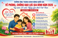 TRƯỜNG TIỂU HỌC NHẬT TÂN HƯỞNG ỨNG THÁNG HÀNH ĐỘNG QUỐC GIA VỀ PHÒNG, CHỐNG BẠO LỰC GIA ĐÌNH NĂM 2026 VÀ KỶ NIỆM 25 NĂM NGÀY GIA ĐÌNH VIỆT NAM