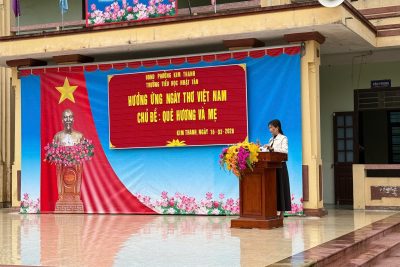 TRƯỜNG TIỂU HỌC NHẬT TÂN RỘN RÀNG HƯỞNG ỨNG NGÀY THƠ VIỆT NAM VỚI CHỦ ĐỀ “QUÊ HƯƠNG VÀ MẸ”