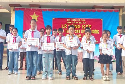 TRƯỜNG TIỂU HỌC NHẬT TÂN TỔ CHỨC LỄ TỔNG KẾT NĂM HỌC 2025 – 2026 VÀ CHIA TAY HỌC SINH LỚP 5 RA TRƯỜNG